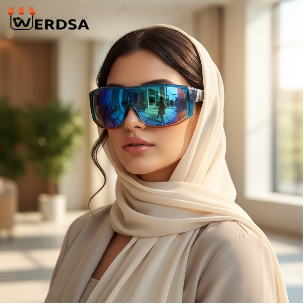 عینک آبی آینه‌ای 1419 درخشش بی‌حد برای استایل و اسکی